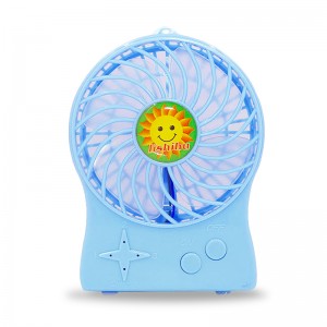 Portable mini fan dorm, student rechargeable electric fan USB handheld small fan audio fan