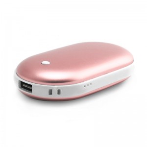 Hand warmer charging treasure  explosion-proof electric heater USB mobile power Mini lucky stone pebbles