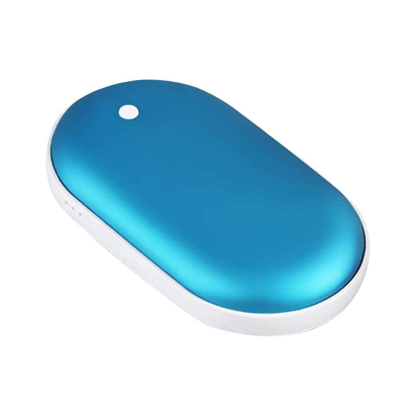 Hand warmer charging treasure  explosion-proof electric heater USB mobile power Mini lucky stone pebbles