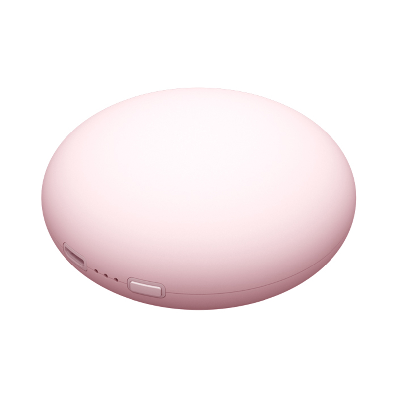 round shape cute design recharge power bank mini portable hand warmer