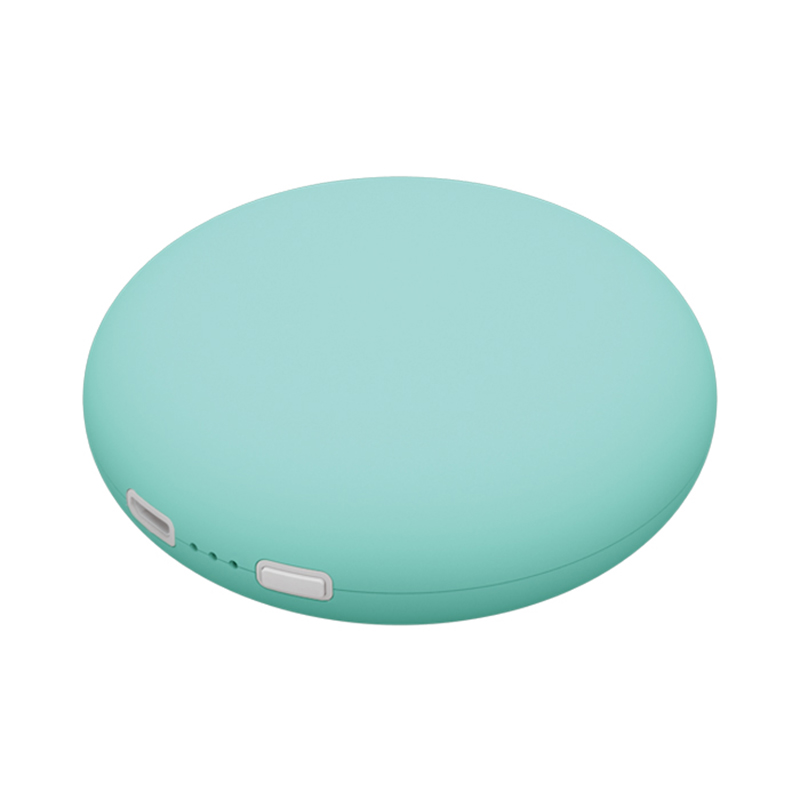 Rechargeable round hand warmer double side heating hand warmer